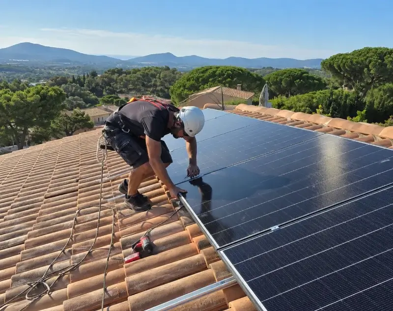 Installateur panneaux solaires Charron — pose photovoltaïque sur toiture