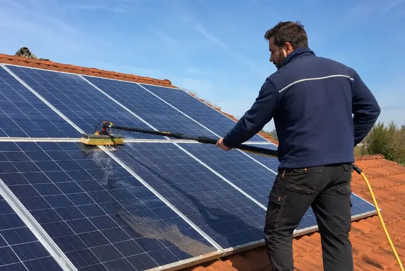 Nettoyage et entretien de panneaux solaires à Charron